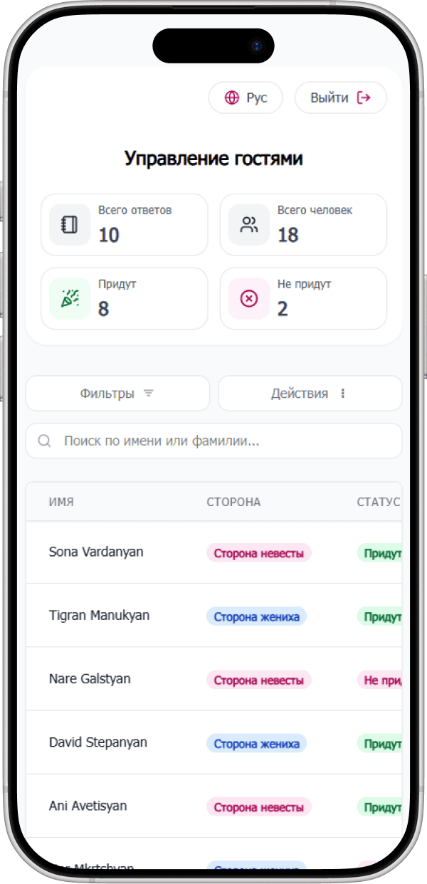 Admin Panel Mobile
